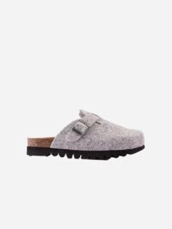 Taro Women's Footbed Vegan Sandals | Grey