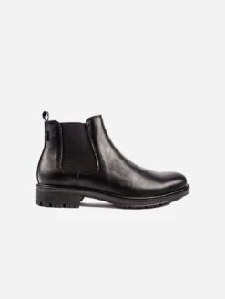 Gem Men's Vegan Leather Chelsea Boots | Black