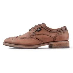 Barley Men's Vegan Leather Brogue Shoes | Tan -Women Clothing Store v gan barley brogue shoes 30494562222193