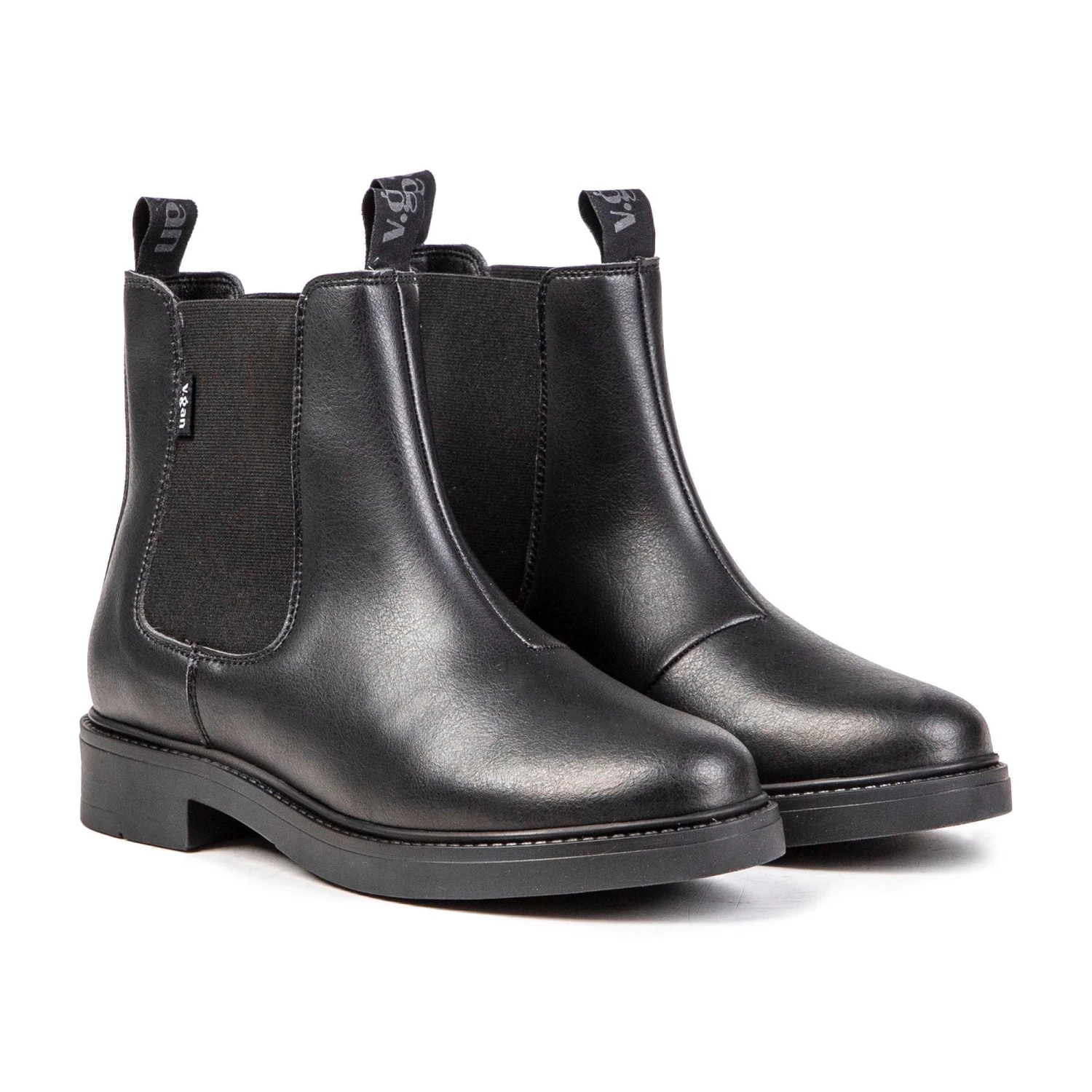 Bay Women's Vegan Leather Chelsea Boots | Black 4 Bay Women's Vegan Leather Chelsea Boots | Black - Image 2