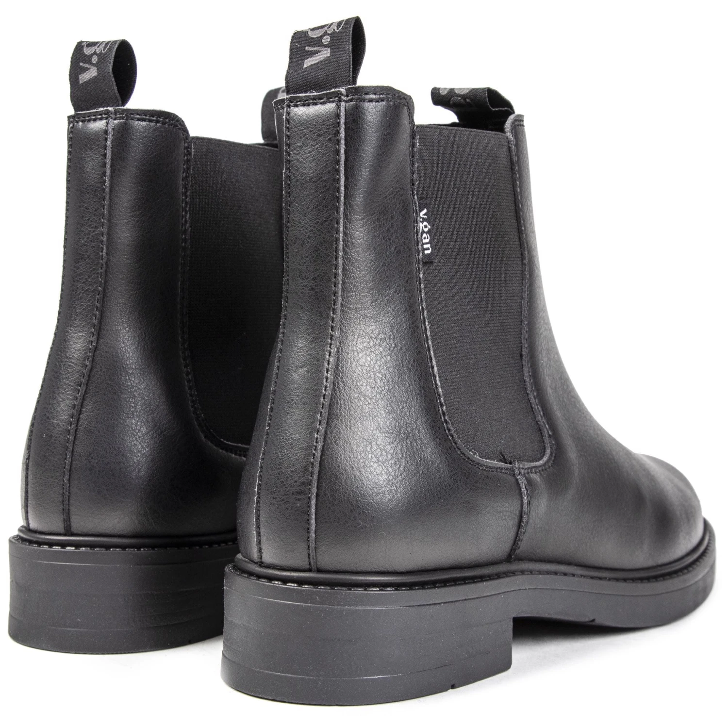 Bay Women's Vegan Leather Chelsea Boots | Black 5 Bay Women's Vegan Leather Chelsea Boots | Black - Image 3