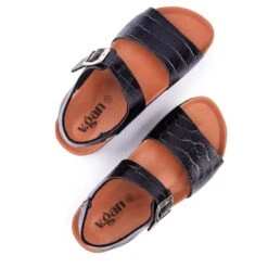 Clove Women's Vegan Flatform Sandals | Black Patent -Women Clothing Store v gan clove women s vegan flatform sandals black patent 30714567557233