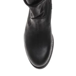 Hummus Women's Vegan Leather Mid Calf Boots | Black -Women Clothing Store v gan hummus mid calf boots 30514463899761