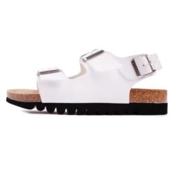 Lima Women's Vegan Footbed Sandals | White -Women Clothing Store v gan lima footbed sandals 30739667058801