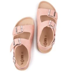 Lima Women's Vegan Footbed Sandals | Pink 10 Lima Women's Vegan Footbed Sandals | Pink -Women Clothing Store v gan lima footbed sandals 30739669155953