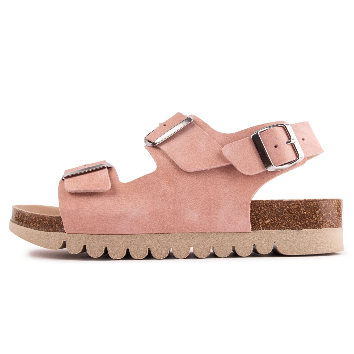 Lima Women's Vegan Footbed Sandals | Pink 7 Lima Women's Vegan Footbed Sandals | Pink - Image 5