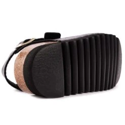 Lima Women's Vegan Footbed Sandals | Black Croc -Women Clothing Store v gan lima footbed sandals 30739697500273