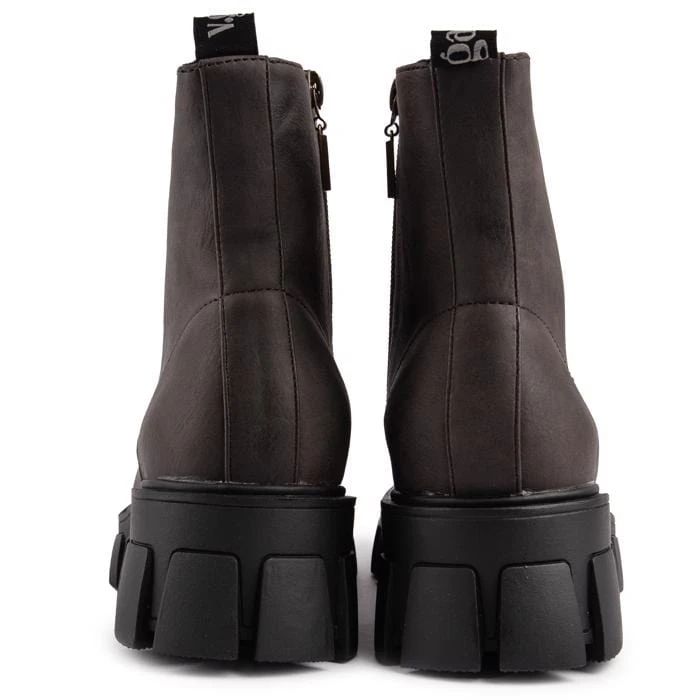 Matcha Women's Vegan Leather Ankle Boots | Brown 6 Matcha Women's Vegan Leather Ankle Boots | Brown - Image 4