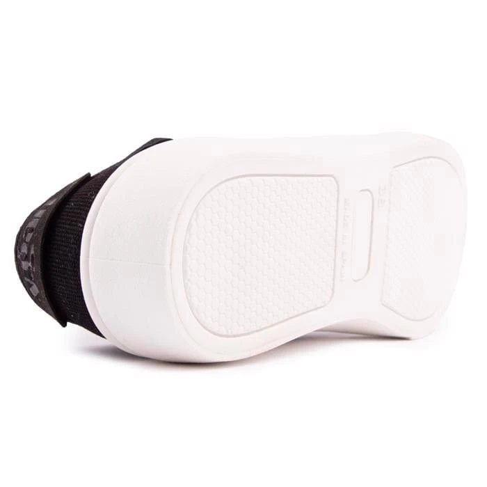 Olive Women's Recycled Cotton Vegan Pump Trainers | Black 6 Olive Women's Recycled Cotton Vegan Pump Trainers | Black - Image 4