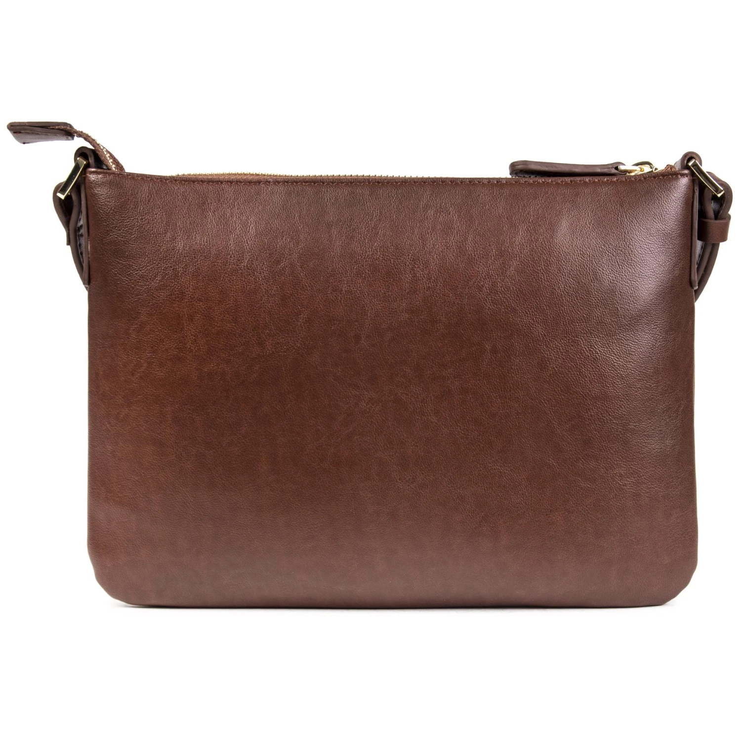 Vegan Leather Crossbody Handbag | Chestnut 5 Vegan Leather Crossbody Handbag | Chestnut - Image 3