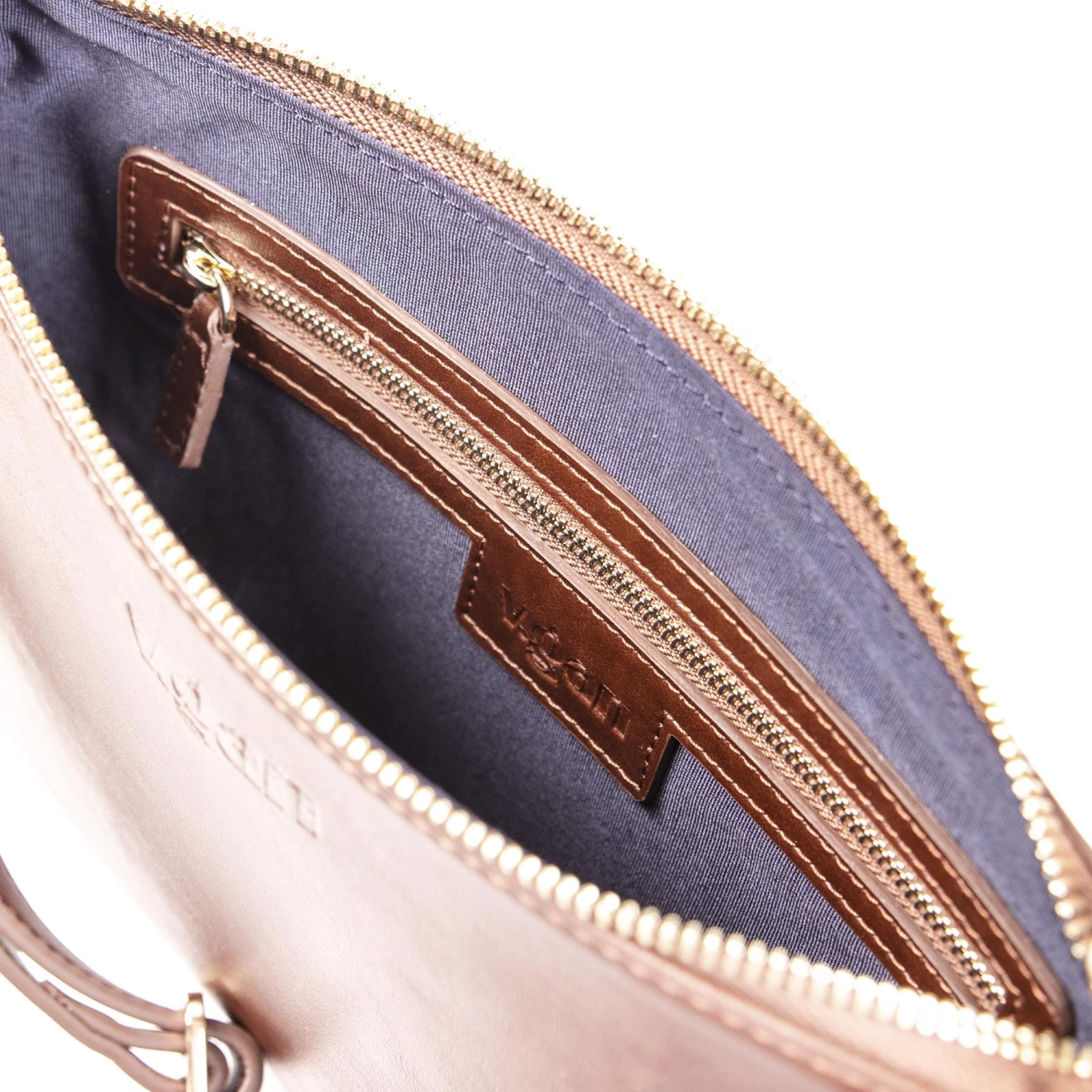 Vegan Leather Crossbody Handbag | Chestnut 6 Vegan Leather Crossbody Handbag | Chestnut - Image 4