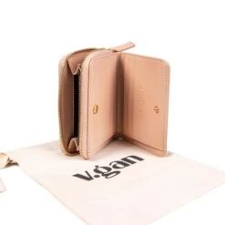 Medium Vegan Leather Purse | Blush -Women Clothing Store v gan one size medium purse 30514479726705