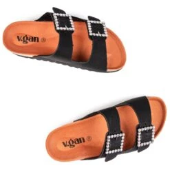 Raspberry Women's Vegan Leather Sparkle Sandals | Black 8 Raspberry Women's Vegan Leather Sparkle Sandals | Black -Women Clothing Store v gan raspberry women s vegan leather sparkle sandals black 30517252685937