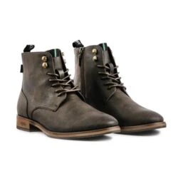 Rye Men's Vegan Leather Ankle Boots | Brown -Women Clothing Store v gan rye ankle boots 30514563711089
