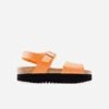 Clove Women's Vegan Flatform Sandals | Orange -Women Clothing Store v gan uk7 eu41 us9 clove women s vegan flatform sandals orange 30715217674353