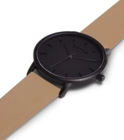 Moment Watch With Black Dial | Tan Vegan Leather Strap 9 Moment Watch With Black Dial | Tan Vegan Leather Strap -Women Clothing Store votch black tan with black moment 16432934518897