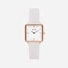 Kindred Watch With Rose Gold & White Dial | Light Grey Vegan Leather Strap -Women Clothing Store votch kindred rose gold white dial watch light grey vegan leather strap 16520112013425