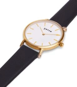 Petite Watch With Gold & Black Dial Gift Set | Multi Vegan Leather Straps -Women Clothing Store votch multi strap classic petite gift set gold black 16432936288369