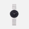 Petite Watch With Silver & Black Dial | Silver Mesh Strap -Women Clothing Store votch silver silver with black face vegan watch mesh petite 12856459198577