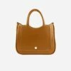 Florence Silicone Vegan Leather Bag | Caramel -Women Clothing Store watson wolfe florence silicone vegan leather bag caramel 29332746862705