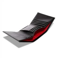 Vegan Leather RFID Protective Trifold Wallet | Black 9 Vegan Leather RFID Protective Trifold Wallet | Black -Women Clothing Store watson wolfe vegan leather rfid protective trifold wallet black 28837878825073